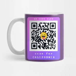 Scan for California, Qr Code Funny Memes -6 Mug